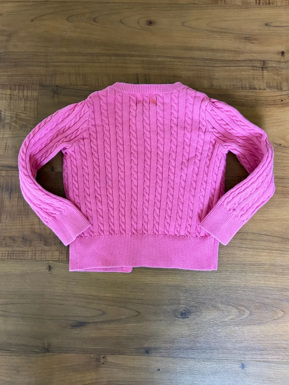 Ralph Lauren Pink Cable-Knit Cardigan Sweater size 2T